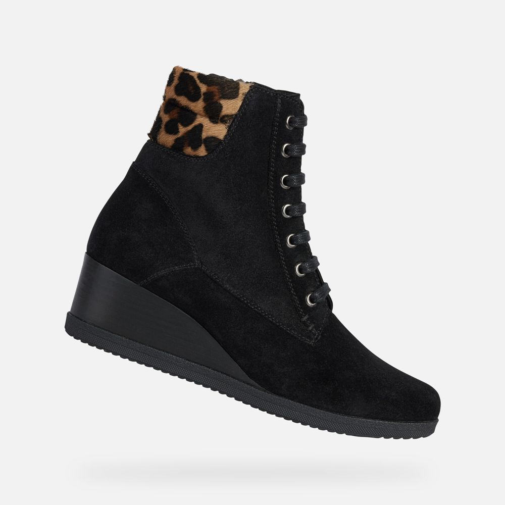 Geox Bayan Ankle Bot Siyah - Anylla - DLE-726845